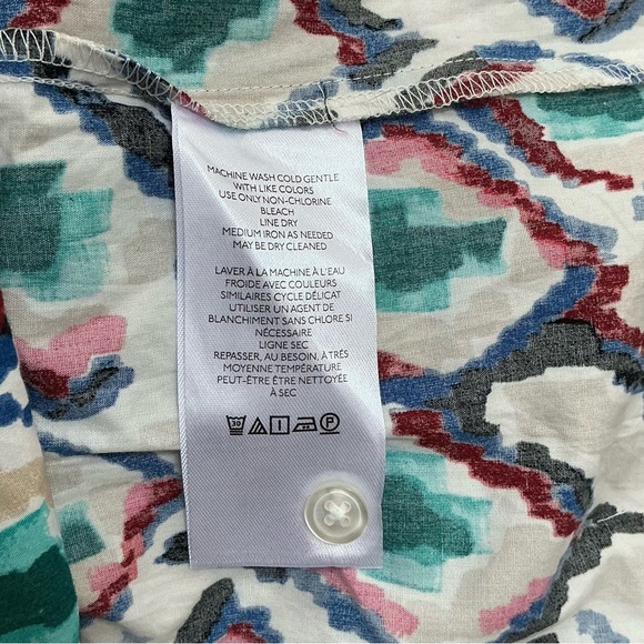 Maeve The Bettina Cotton Tiered Shirt Dress sz S - Picture 6 of 7